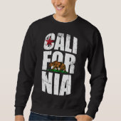Sweatshirt Drapeau d'ours de la Californie (Devant)