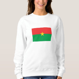 Sweatshirt Drapeau du Burkina Faso patriotique