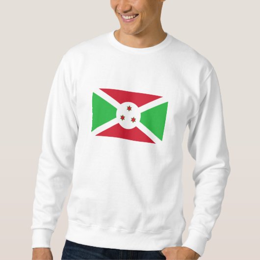 Sweatshirt Drapeau du Burundi patriotique (Devant)