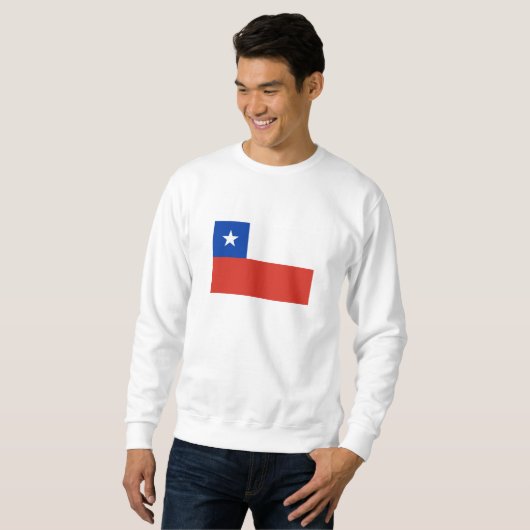 Sweatshirt Drapeau du Chili (Devant entier)