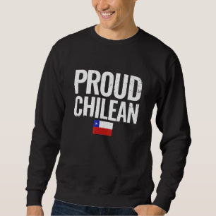 Sweatshirt Drapeau du Chili fier Chilien