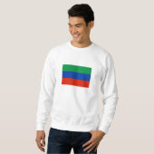Sweatshirt Drapeau du Daghestan (Devant entier)