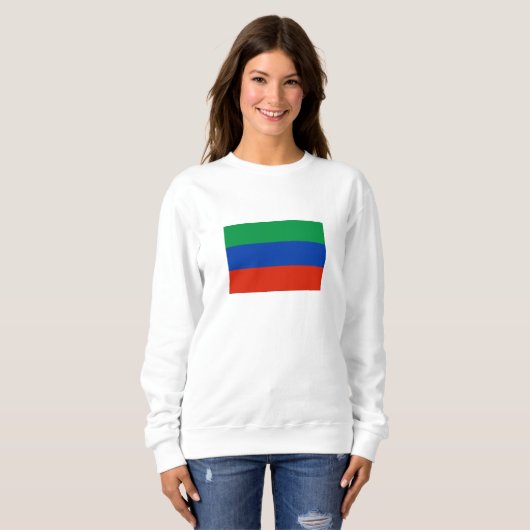 Sweatshirt Drapeau du Daghestan (Devant entier)