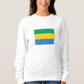 Sweatshirt Drapeau du Gabon (Devant)