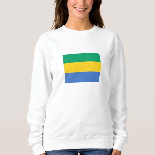 Sweatshirt Drapeau du Gabon (Devant)