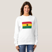 Sweatshirt Drapeau du Ghana (Devant entier)