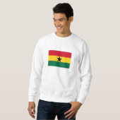 Sweatshirt Drapeau du Ghana (Devant entier)