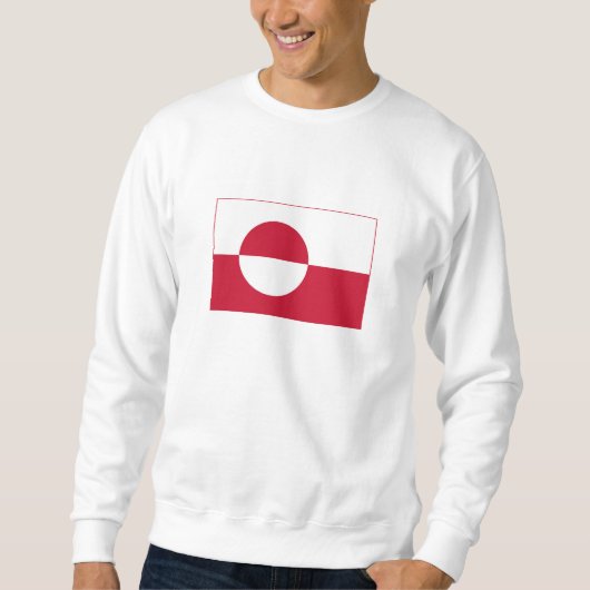 Sweatshirt Drapeau du Groenland (Devant)