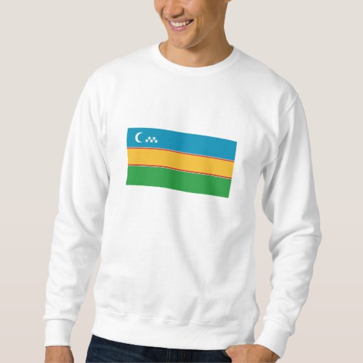 Sweatshirt Drapeau du Karakalpakstan (Devant)
