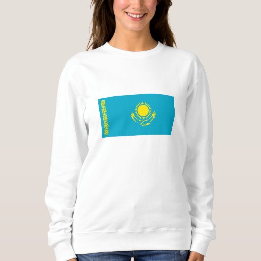 Sweatshirt Drapeau du Kazakhstan (Devant)