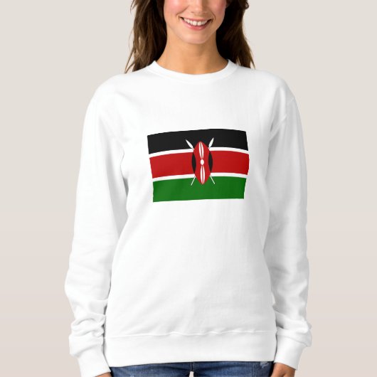 Sweatshirt Drapeau du Kenya (Devant)