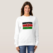 Sweatshirt Drapeau du Kenya (Devant entier)