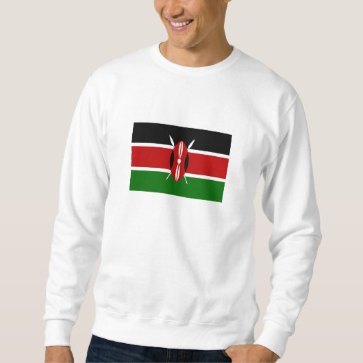 Sweatshirt Drapeau du Kenya (Devant)