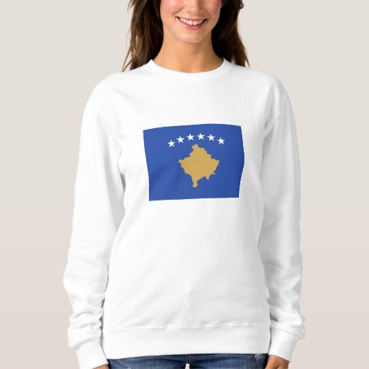 Sweatshirt Drapeau du Kosovo (Devant)