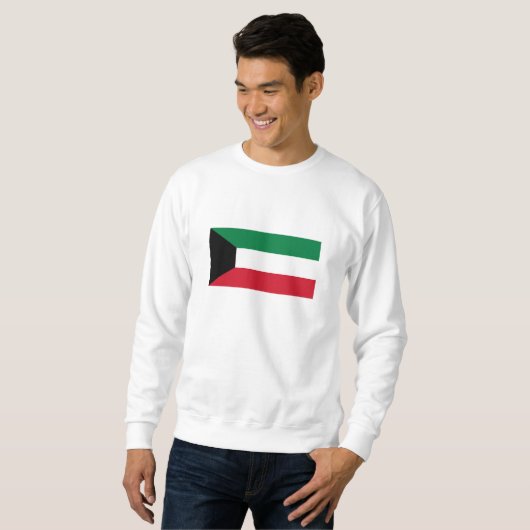 Sweatshirt Drapeau du Koweït (Devant entier)