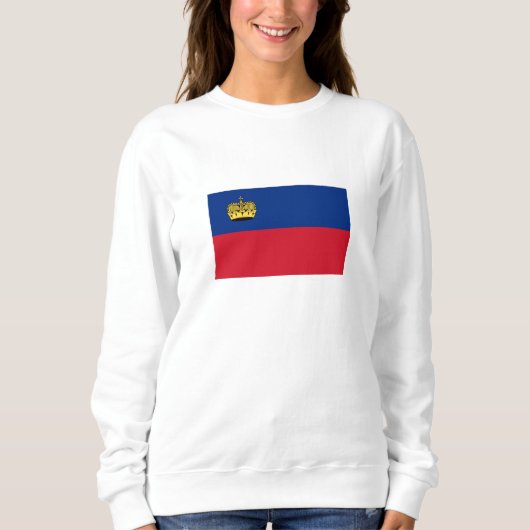 Sweatshirt Drapeau du Liechtenstein (Devant)