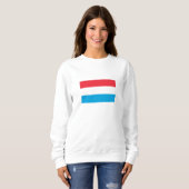 Sweatshirt Drapeau du Luxembourg (Devant entier)