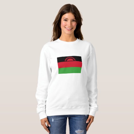 Sweatshirt Drapeau du Malawi (Devant entier)