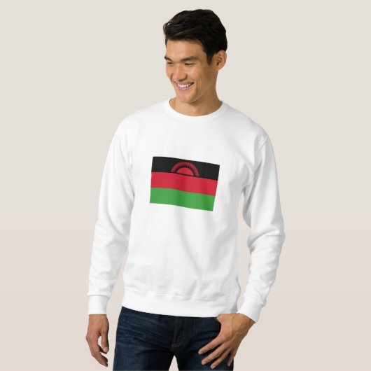Sweatshirt Drapeau du Malawi (Devant entier)