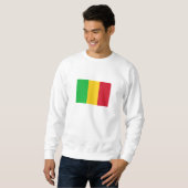 Sweatshirt Drapeau du Mali (Devant entier)