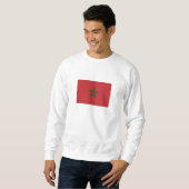 Sweatshirt Drapeau du Maroc (Devant entier)