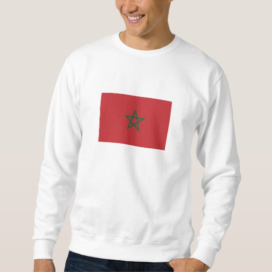 Sweatshirt Drapeau du Maroc (Devant)