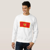 Sweatshirt Drapeau du Monténégro (Devant entier)