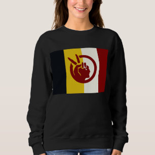 Sweatshirt drapeau du Mouvement indien américain