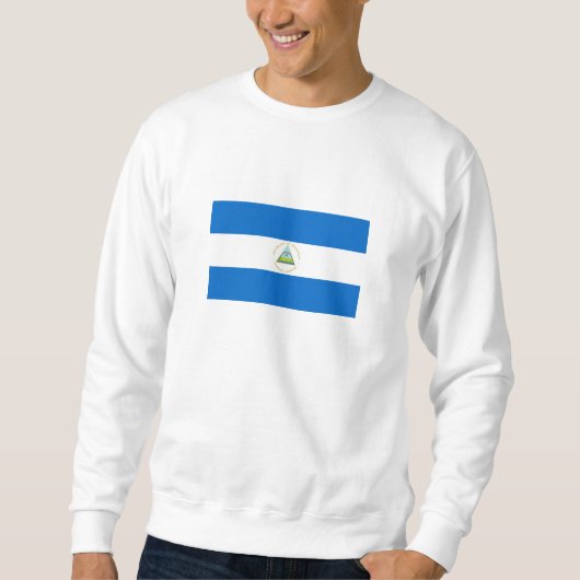 Sweatshirt Drapeau du Nicaragua (Devant)