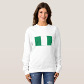 Sweatshirt Drapeau du Nigeria (Devant entier)