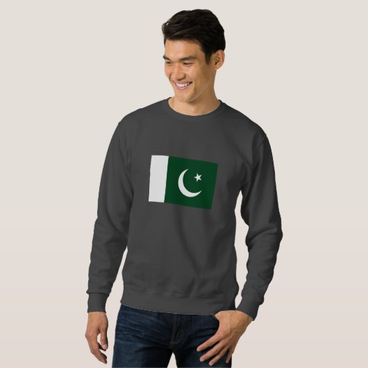 Sweatshirt Drapeau du Pakistan (Devant entier)
