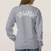 Sweatshirt Drapeau du patrimoine Art Déco | Singapour | Conce (Dos)