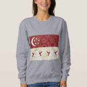 Sweatshirt Drapeau du patrimoine Art Déco | Singapour | Conce (Devant)