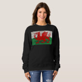 Sweatshirt Drapeau Du Pays De Galles (Devant entier)