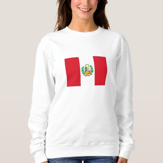 Sweatshirt Drapeau du Pérou (Devant)