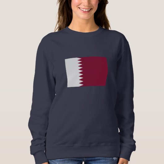 Sweatshirt Drapeau du Qatar (Devant)