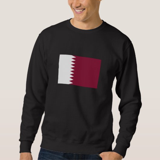 Sweatshirt Drapeau du Qatar (Devant)