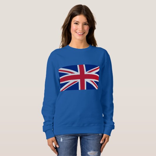 Sweatshirt Drapeau du Royaume-Uni (Devant entier)