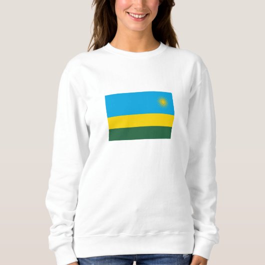 Sweatshirt Drapeau du Rwanda (Devant)