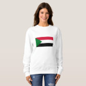 Sweatshirt Drapeau du Soudan (Devant entier)