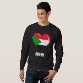 Sweatshirt Drapeau du Soudan (Devant entier)