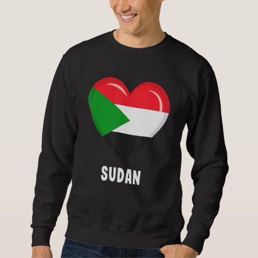 Sweatshirt Drapeau du Soudan (Devant)