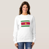 Sweatshirt Drapeau du Suriname (Devant entier)