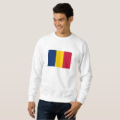 Sweatshirt Drapeau du Tchad (Devant entier)