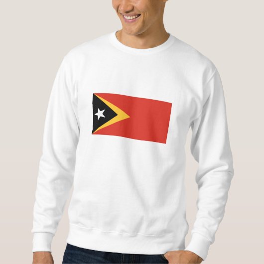 Sweatshirt Drapeau du Timor oriental (Devant)