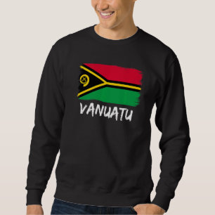 Sweatshirt Drapeau Du Vanuatu