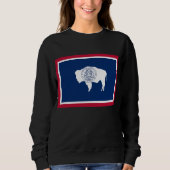 Sweatshirt Drapeau du Wyoming (Devant)