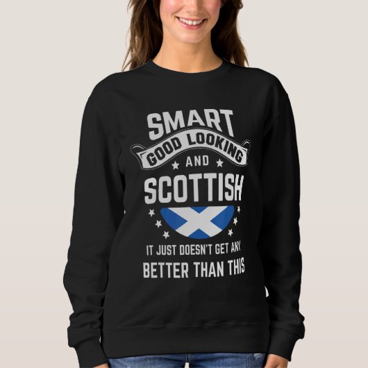Sweatshirt Drapeau écossais Fierté native Écosse Racine écoss (Devant)