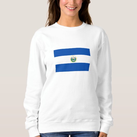 Sweatshirt Drapeau El Salvador (Devant)