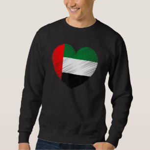 Sweatshirt Drapeau Émirats Arabes Émirati Fierté Vintage Sout